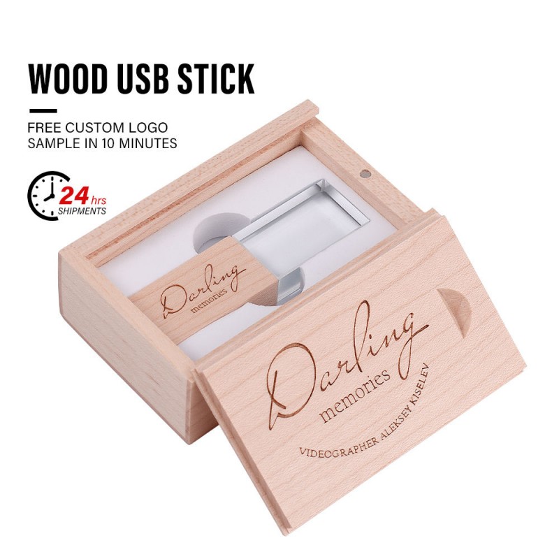 Арнайы Crystal Wood USB флэш-дискісі Арнайы Crystal Wood USB флэш-дискісі